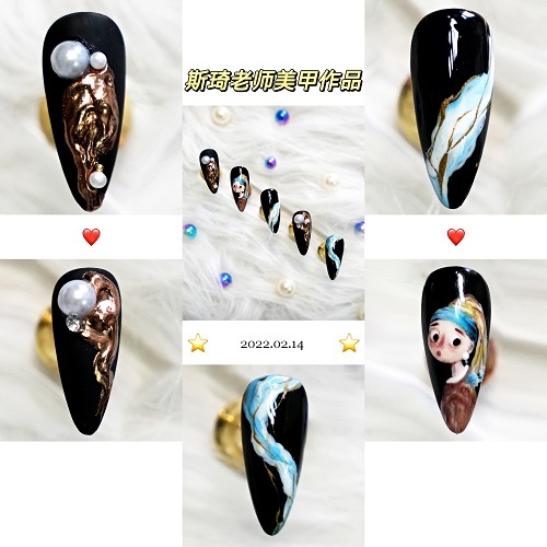 沈阳美甲学校作品