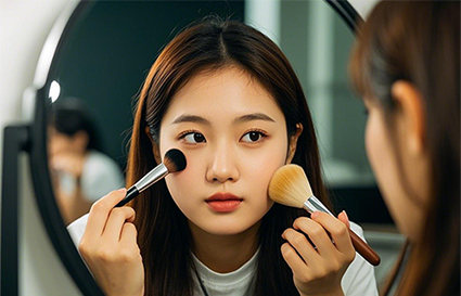 化妆让圆脸显小你知道吗 ？沈阳化妆学校