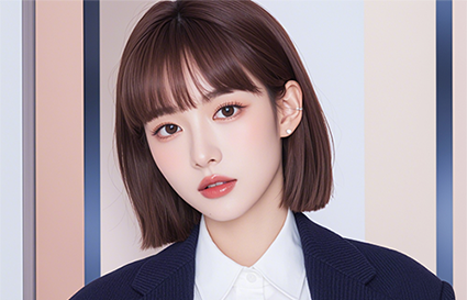 发质柔软的女孩子超适合这样的短发