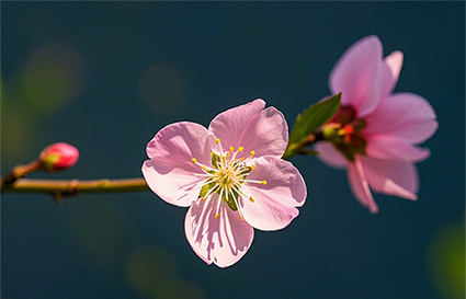 拍摄桃花怎么构图更美？沈阳摄影学校