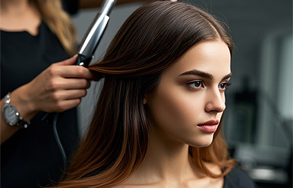 美美的烫完头发之后还是需要必要的护理才可以哦