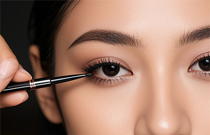 下眼线总是晕妆，怎么办？